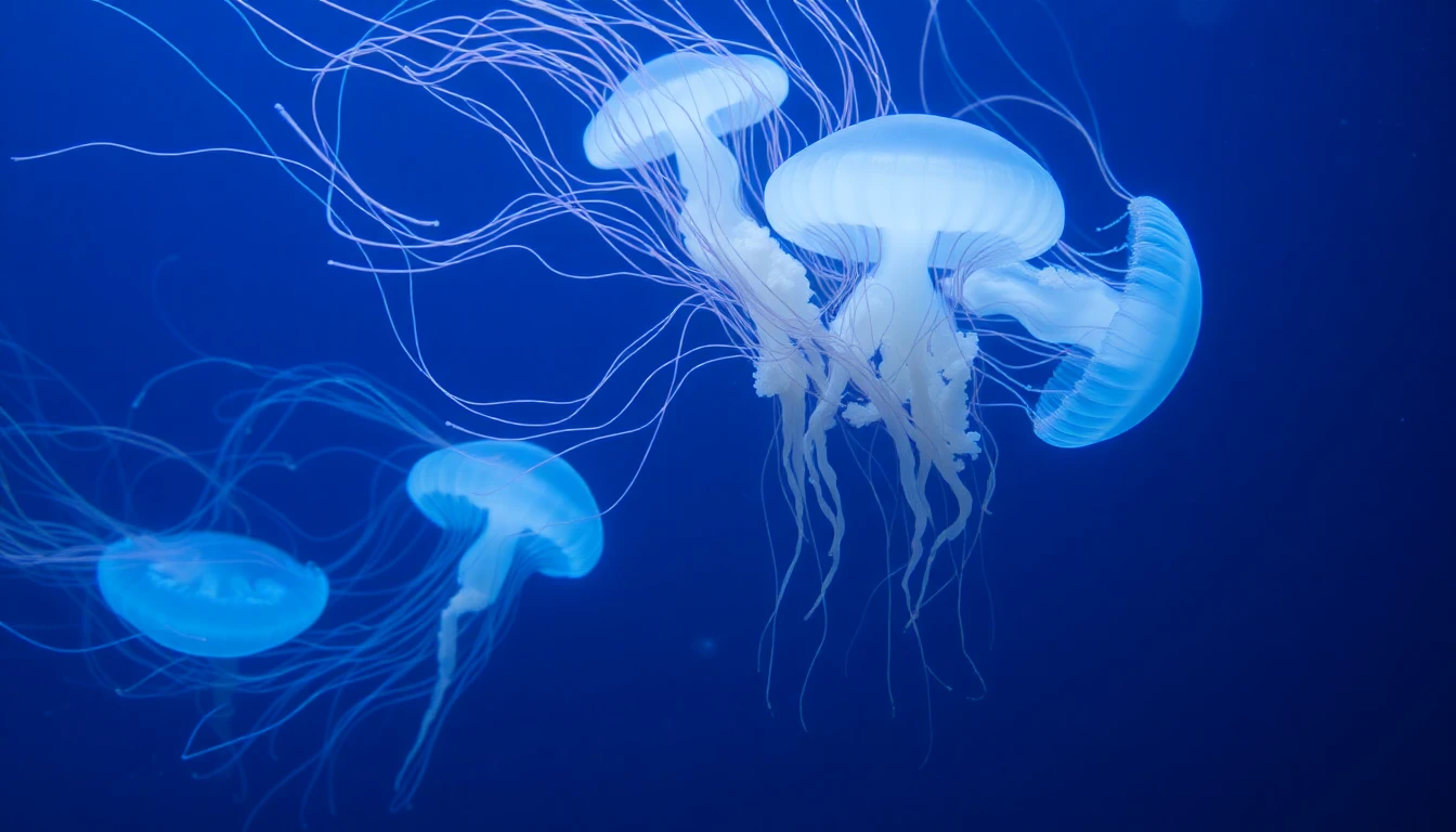 Jellyfish cnidarians