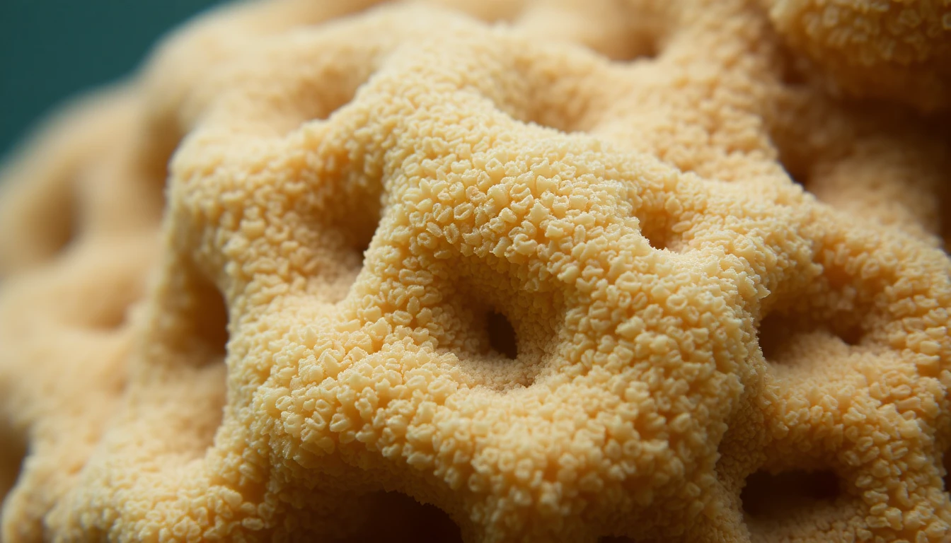 Sea sponge texture